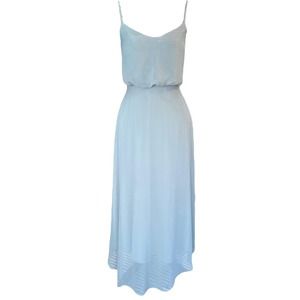 Birdy Grey Blue Green Long Dress Gown  Size Extra Small